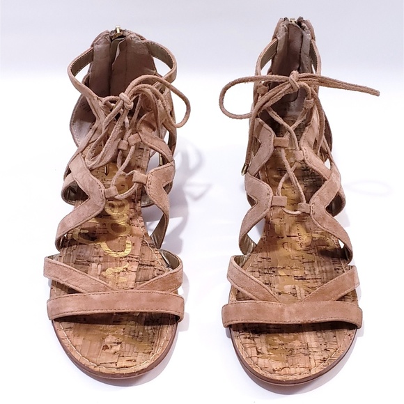 Sam Edelman Lace Up Sandals - Picture 2 of 8